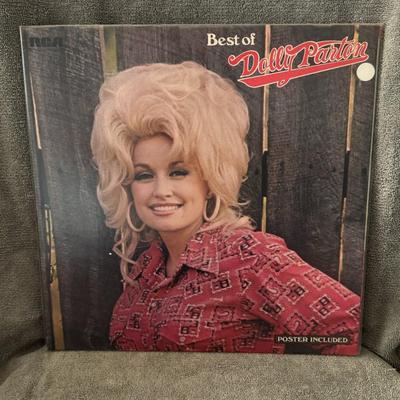 Sale Photo Thumbnail #241: "Best of Dolly Parton" on vinyl, first released in 1975 by RCA Victor. 
Key details about this album:
The album includes a selection of Dolly Parton's popular recordings from the early 1970s, including songs such as "Jolene" and "I Will Always Love You".
