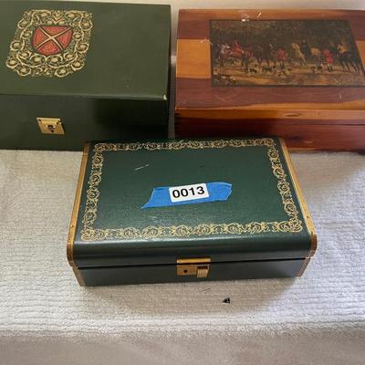 Jewelry Boxes Lot