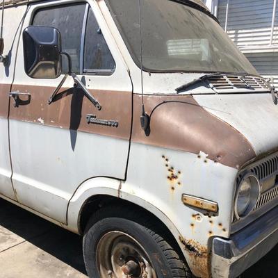 Old Dodge van
