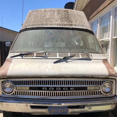 Old Dodge van
