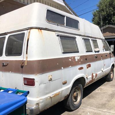 Old Dodge van