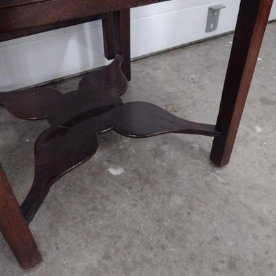 Vintage Mahogany Wood Finish Fold -Out Washstand