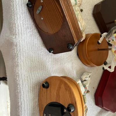 Carousel Horse Music Box Lot