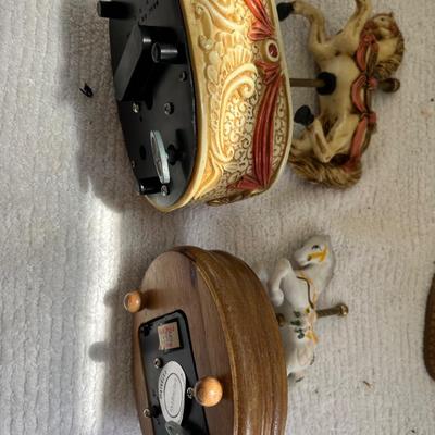 Carousel Horse Music Box Decor Lot