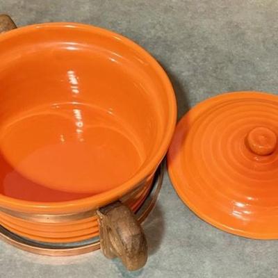 Sale Photo Thumbnail #137: Platter, bowl, and covered casserole dish.
