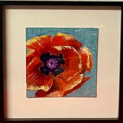 Sale Photo Thumbnail #169: Measures 20 1/2" x 20 1/2" framed.