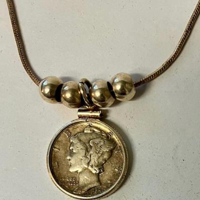 Sale Photo Thumbnail #178: Necklace measures 17 inches.
