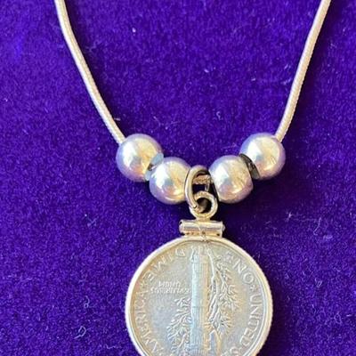 Sale Photo Thumbnail #180: Necklace measures 17 inches.