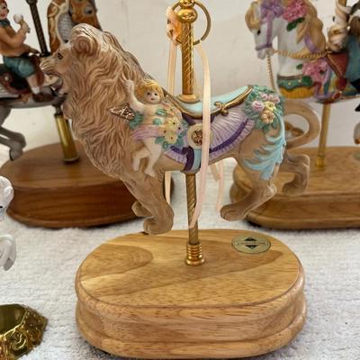 Carousel Horse Music Boxes Lot