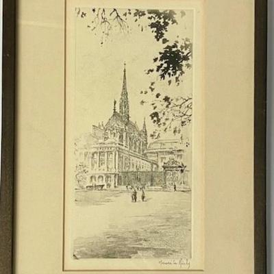 Sale Photo Thumbnail #190: Saint Chapelle in Paris.
Measures 14 inches high and 9 inches wide.