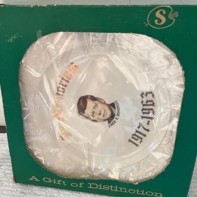 John F Kennedy Commemorative Plate