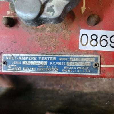 Sun Electric Volt Ampere Tester Vat-28 untested