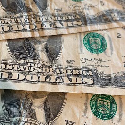 US Currency Consecutive Mint Bills $1 & $2 1960s to present
