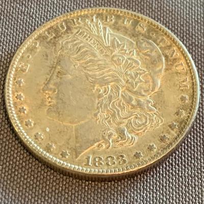 1883 Morgan Silver Dollar Circulated/Ungraded