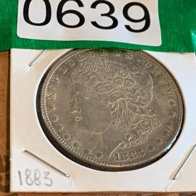 1883 Morgan Silver Dollar Circulated/Ungraded