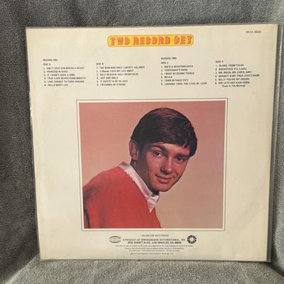 Sale Photo Thumbnail #311: "THE BEST OF GENE PITNEY" as part of the "DOUBLE GOLD SERIES" [Image].
Here's more information about the album:
Artist: Gene Pitney [Image].
Album Title: The Best Of Gene Pitney - Double Gold Series [Image].
Format: Double LP Vinyl Record.
Record Label: M
