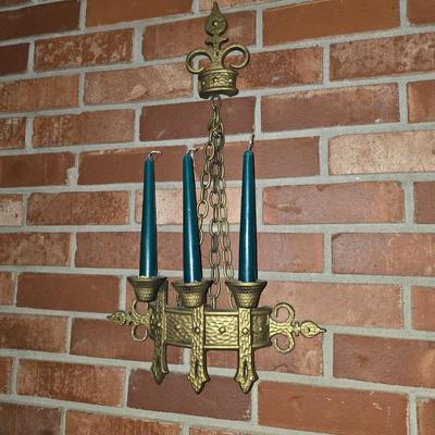 Candle sconces. Medieval theme.