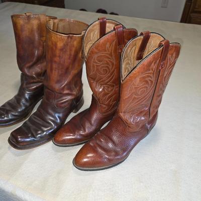 Two pair of men's boots