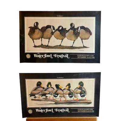 PR412 Two Art LaMay Posters "The Big Boys" & The Bad Boys" 1987-1988 One Signed