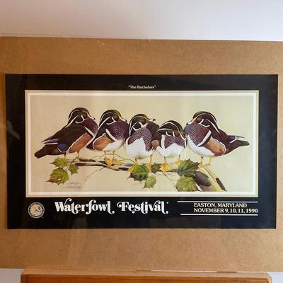 PR413 Signed Art LaMay Poster "The Bachelors" 1990