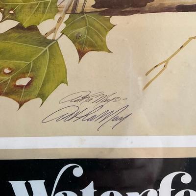 PR413 Signed Art LaMay Poster "The Bachelors" 1990