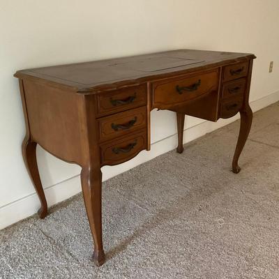 T419 Walnut Sewing Desk