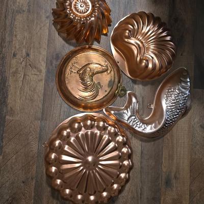 Decorative copper molds