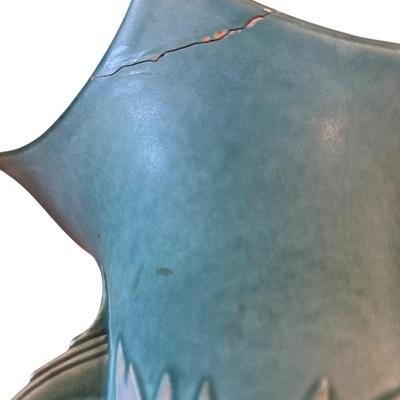Decor - Roseville ArtPottery Bleeding Heart Floor Vase 977-18" Repaired