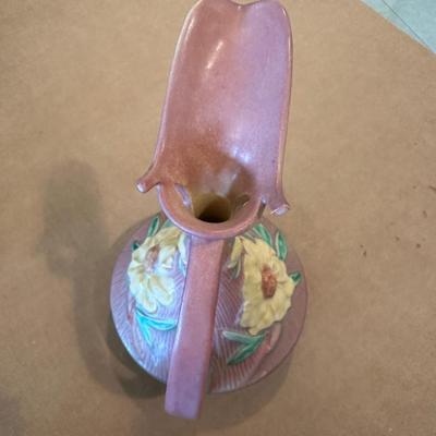 Decor - Roseville Art Pottery Peony Pattern Water Pitcher