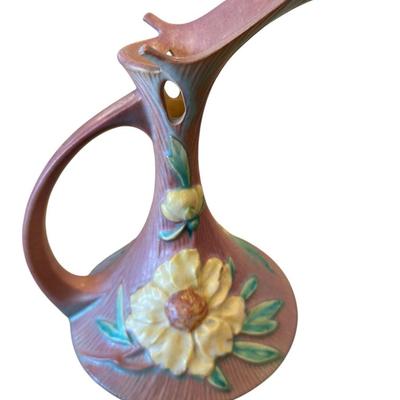 Decor - Roseville Art Pottery Peony Pattern Water Pitcher