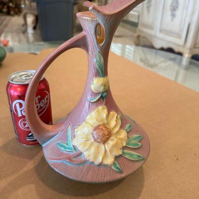 Decor - Roseville Art Pottery Peony Pattern Water Pitcher