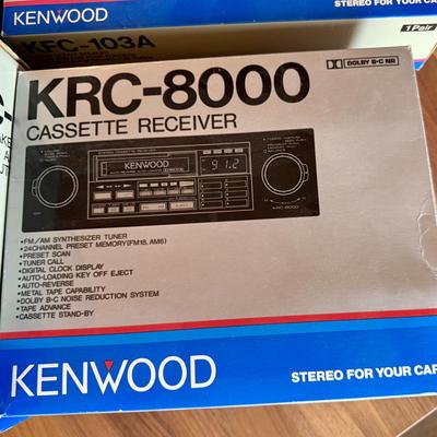 Vintage Old School Kenwood Car Stereo Lot - Unopened!
