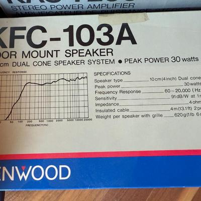 Vintage Old School Kenwood Car Stereo Lot - Unopened!