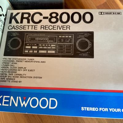 Vintage Old School Kenwood Car Stereo Lot - Unopened!