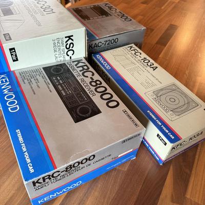 Vintage Old School Kenwood Car Stereo Lot - Unopened!