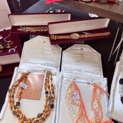 Sale Photo Thumbnail #10: Lot 1: Jewelry Selection (Right Side)

- Tables, table cloth, display pcs, display cases are not included. Lights aren’t included. 

NO CHERRY PICKING or taking ONLY the items you want and leaving the rest! Please arrive with enough time to load. Bring 
