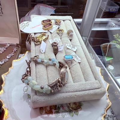 Sale Photo Thumbnail #25: Lot 2: Jewelry Selection (Left Side)

- Tables, table cloth, display pcs/rack, display cases are not included. Black light and mannequin body are not included.

NO CHERRY PICKING or taking ONLY the items you want and leaving the rest! Please arrive with e