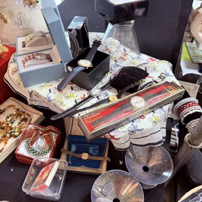 Sale Photo Thumbnail #29: Lot 2: Jewelry Selection (Left Side)

- Tables, table cloth, display pcs/rack, display cases are not included. Black light and mannequin body are not included.

NO CHERRY PICKING or taking ONLY the items you want and leaving the rest! Please arrive with e