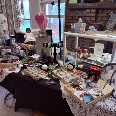 Sale Photo Thumbnail #20: Lot 2: Jewelry Selection (Left Side)

- Tables, table cloth, display pcs/rack, display cases are not included. Black light and mannequin body are not included.

NO CHERRY PICKING or taking ONLY the items you want and leaving the rest! Please arrive with e