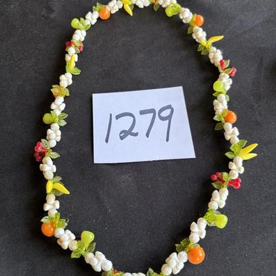 Vintage Celluloid Fruit Necklace
