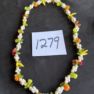 Vintage Celluloid Fruit Necklace