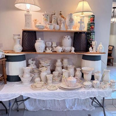 Sale Photo Thumbnail #42: - Tables & table clothes are not included. Shelving is not included. Wooden barrels are included. 

NO CHERRY PICKING or taking ONLY the items you want and leaving the rest! Please arrive with enough time to load. Bring boxes/any tools to assemble /dolly/