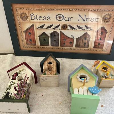 Bird Houses / Decor Lot