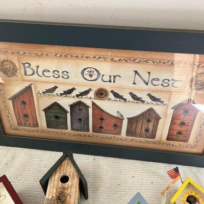 Bird Houses / Decor Lot