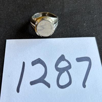 Silver Nickel Ring