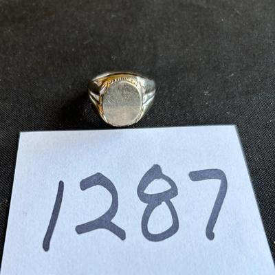 Silver Nickel Ring