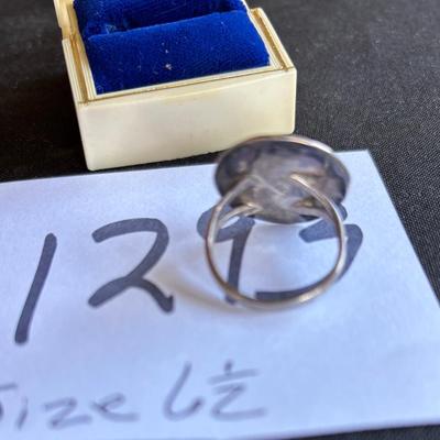 Vintage Red Bird Ring