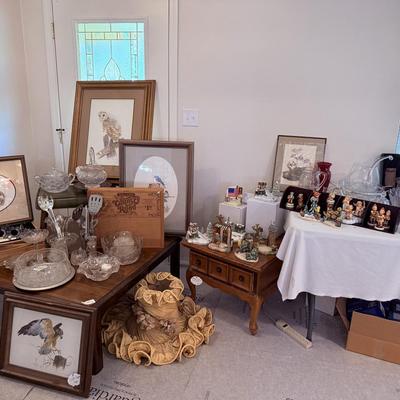 Sale Photo Thumbnail #58: - Tables, table cloth & shelving are not included. 

NO CHERRY PICKING or taking ONLY the items you want and leaving the rest! Please arrive with enough time to load. Bring boxes/any tools to assemble /dolly/people to help load/etc.
- Questions? Call Shaw
