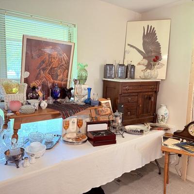 Sale Photo Thumbnail #63: - Tables & table cloth are not included. 

NO CHERRY PICKING or taking ONLY the items you want and leaving the rest! Please arrive with enough time to load. Bring boxes/any tools to assemble /dolly/people to help load/etc.
- Questions? Call Shawn at (918)