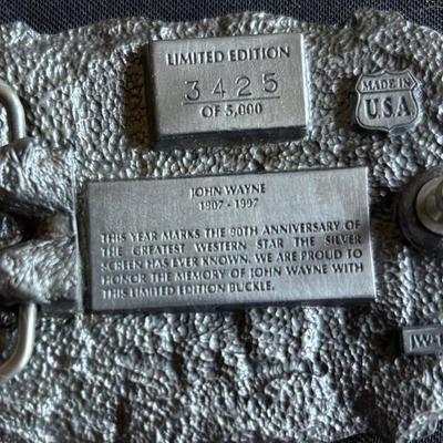 John Wayne Handcrafted Buckle